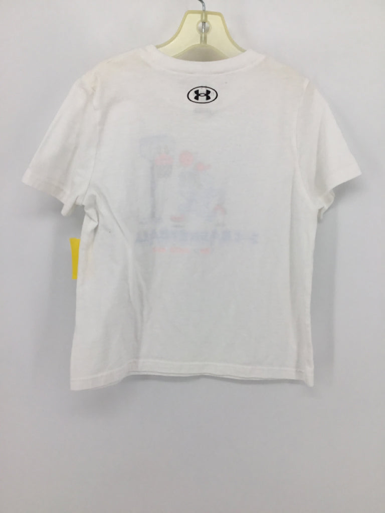 Under Armour Child Size 6 White T-shirt - girls