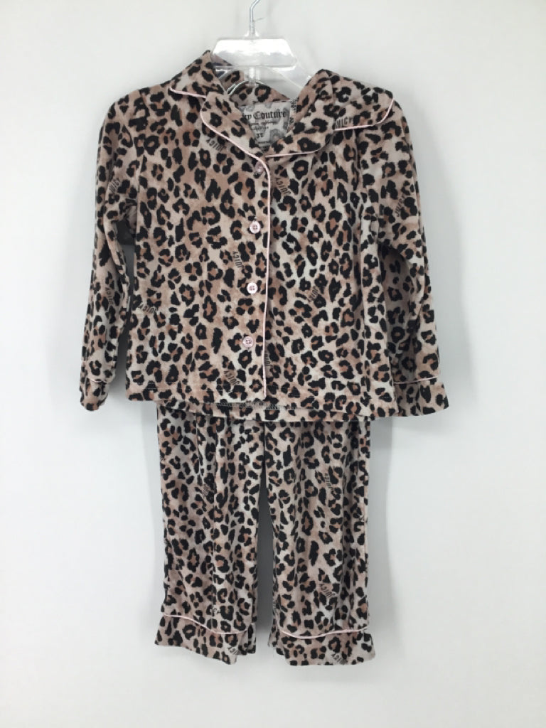 Juicy Couture Child Size 3 Tan Pajamas - girls