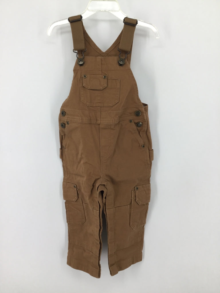Duluth Child Size 2 Brown Overalls - girls
