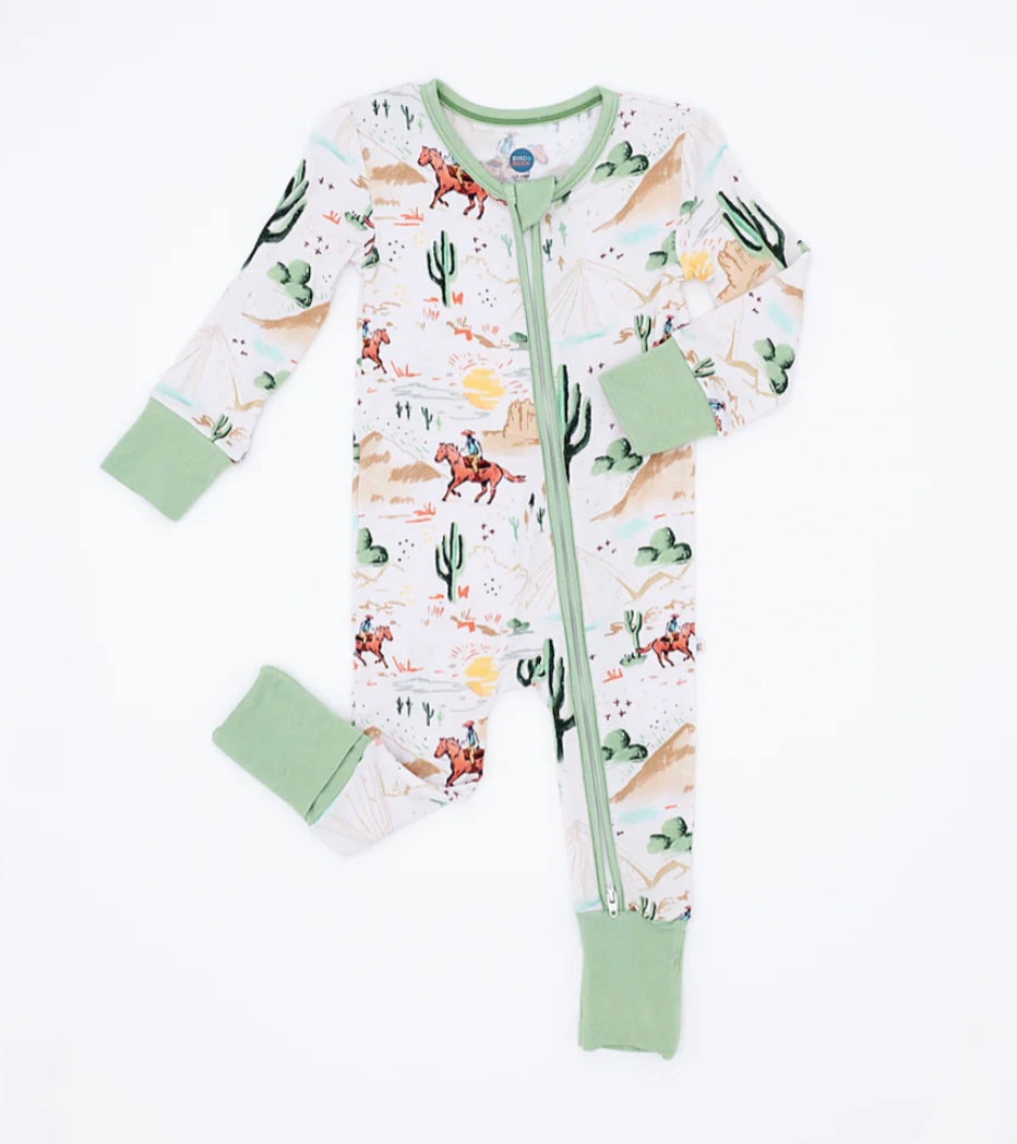 Bird & Bean - Footless Romper (Billy Western)