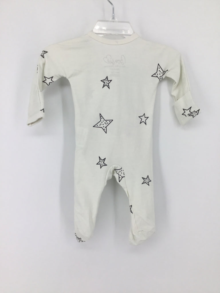 Bonsie Child Size Newborn White Stars Outfit - boys