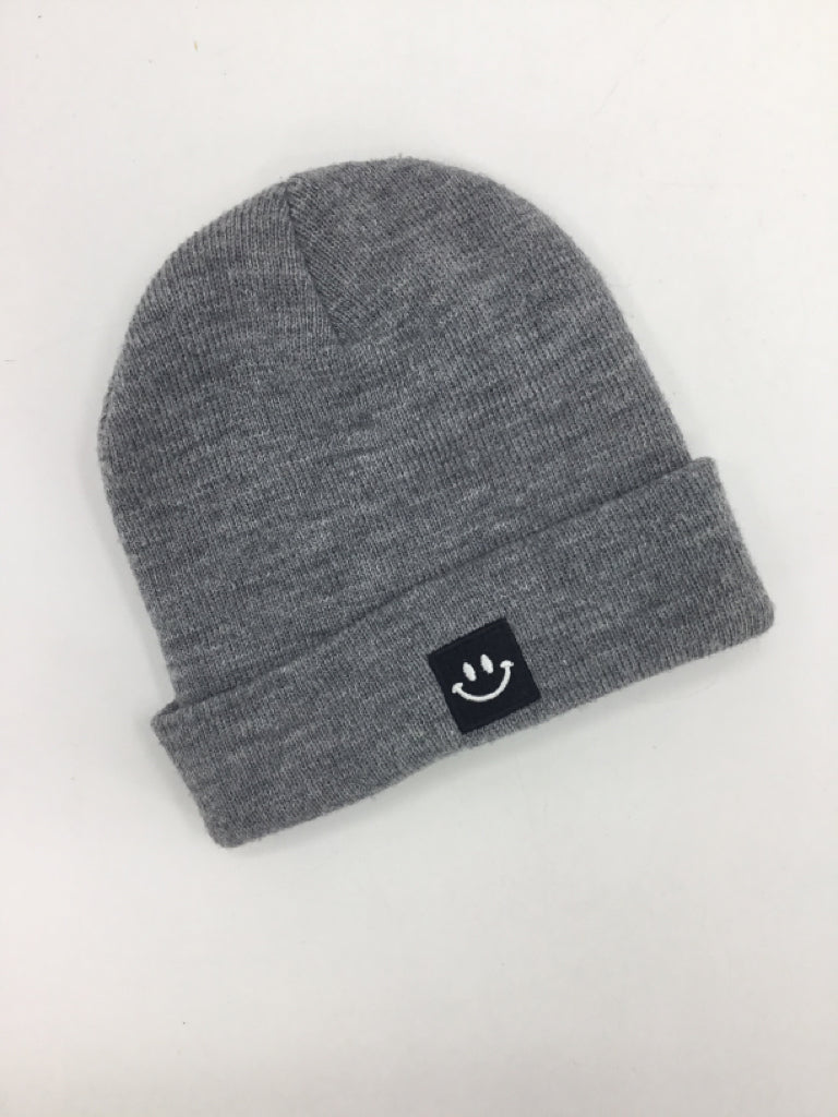 brandless Child Size S Gray Solid Hats - boys