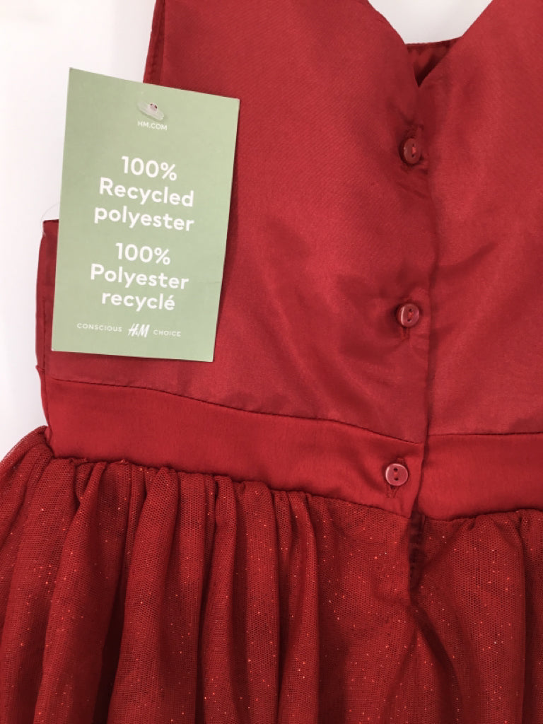 H & M Child Size 2 Red Dress - girls