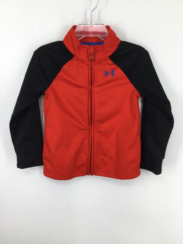 Under Armour Child Size 2 Red Solid Jacket - boys