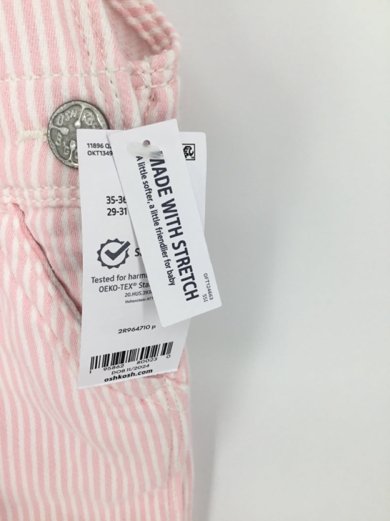 OshKosh B'gosh Child Size 2 Pink Overalls - girls