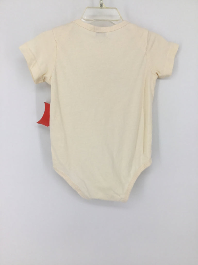 Polished Prints Child Size 18 Months Cream Onesie