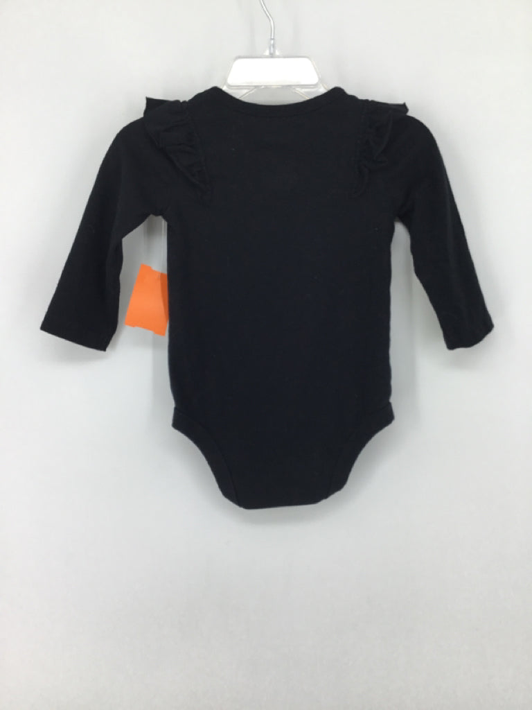Cat & Jack Child Size 6-9 Months Black Onesie