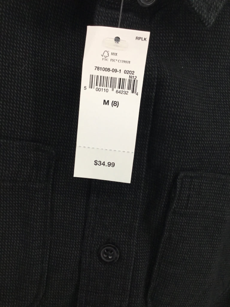 Gap Kids Child Size 8 Black Solid Shirt - boys