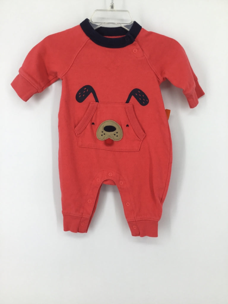 Baby Gap Child Size 0-3 Months Red Dog Outfit - boys