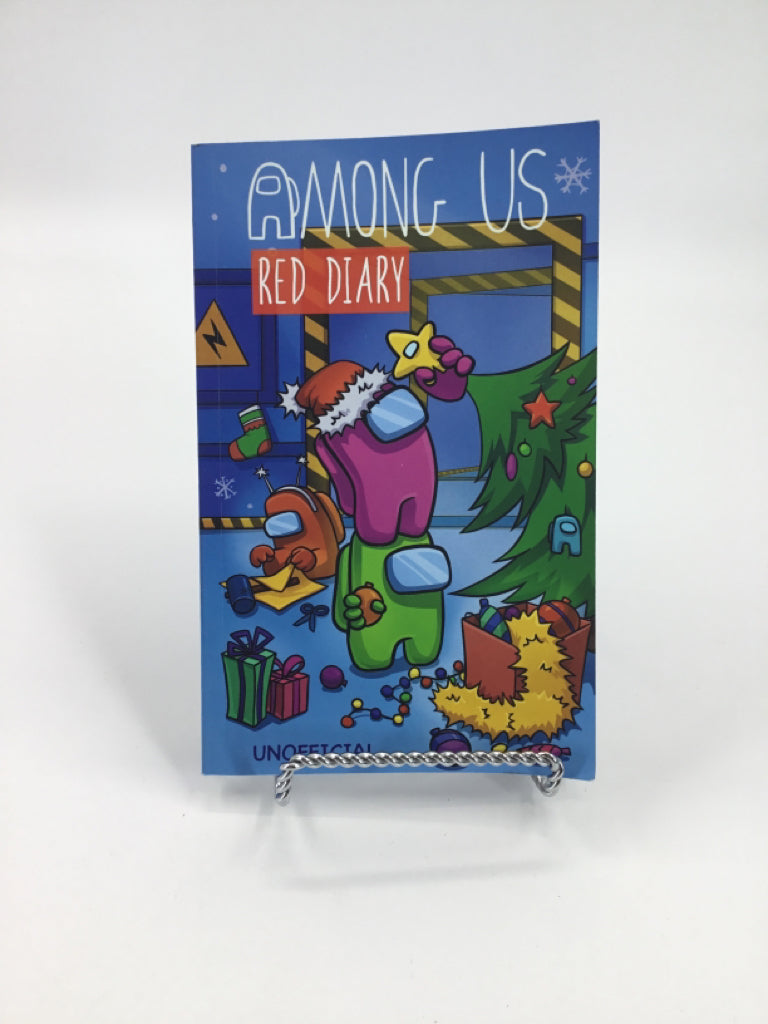 Among Us Red Diary  Paperback Book