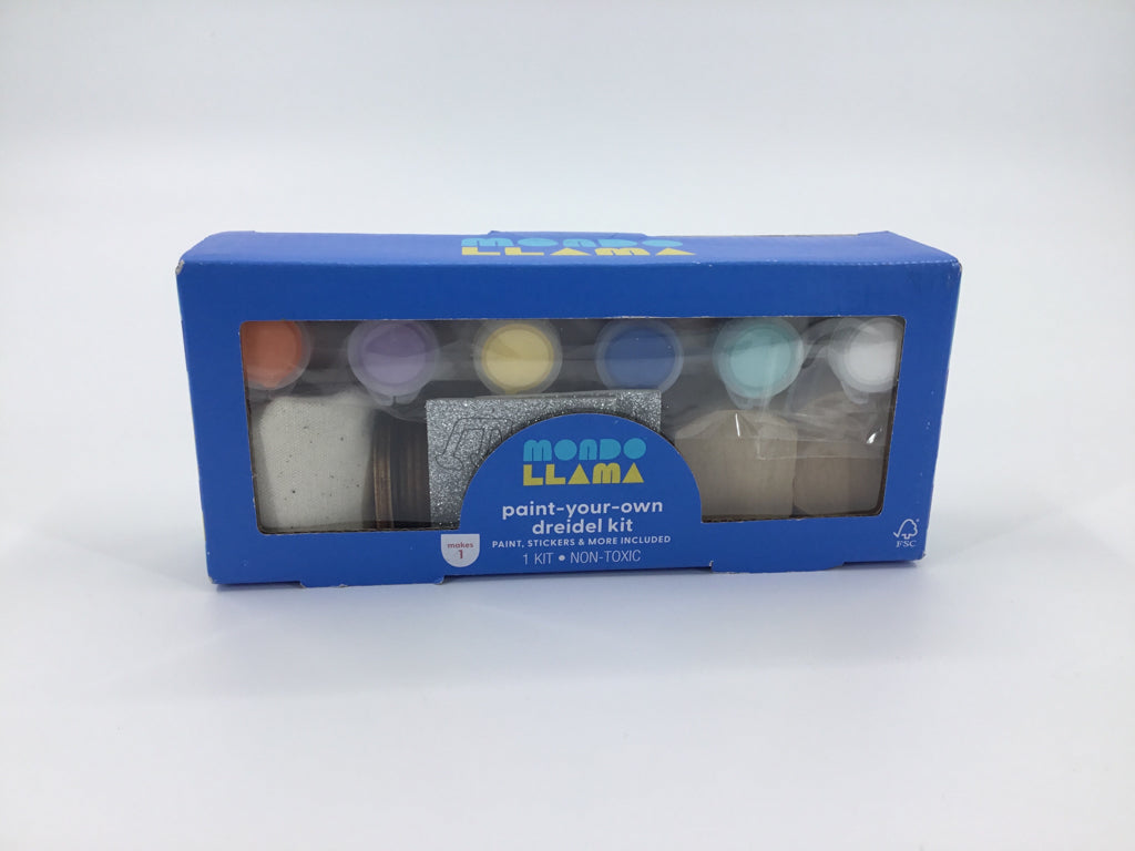 Mondo LLama Paint-Your-Own Dreidel Kit