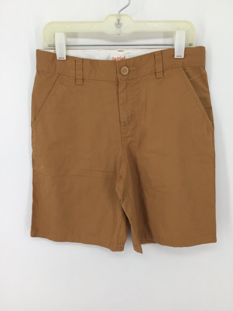 Cat & Jack Child Size 10 Brown Solid Shorts - boys