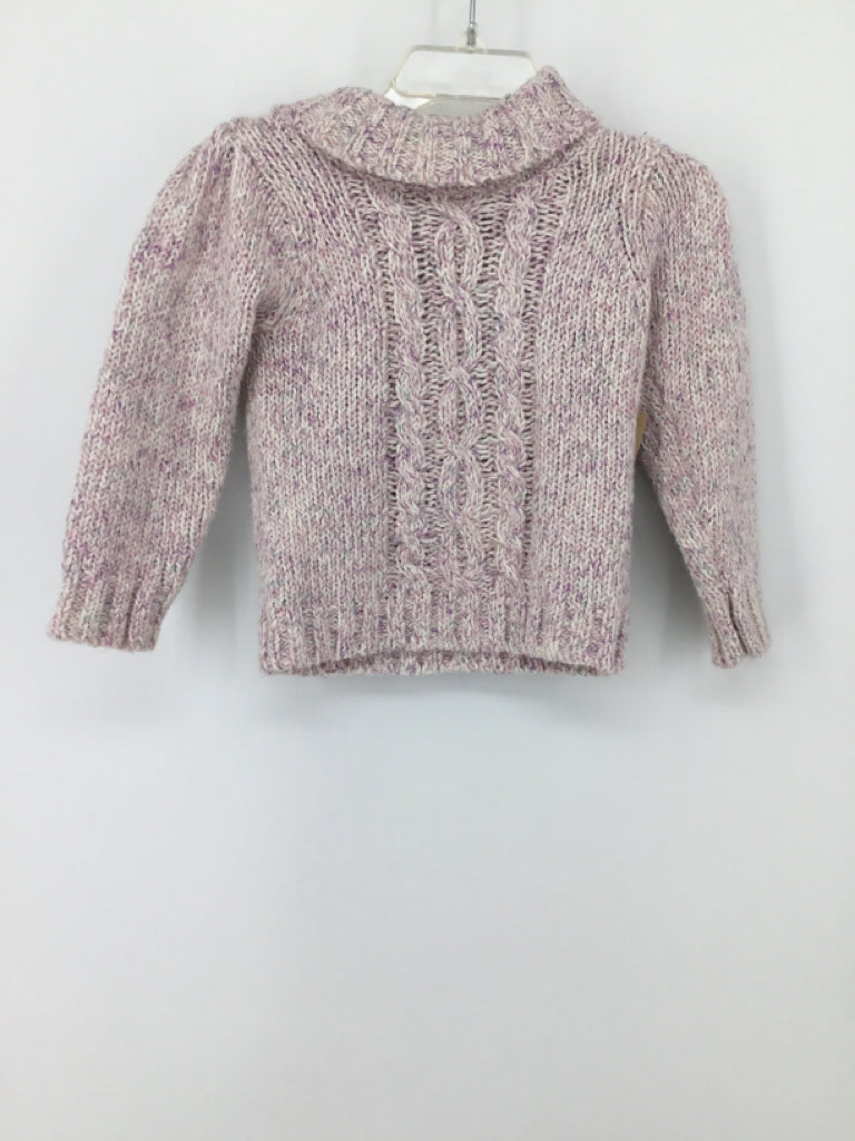 Janie and Jack Child Size 12-18 Months Purple Sweater - girls
