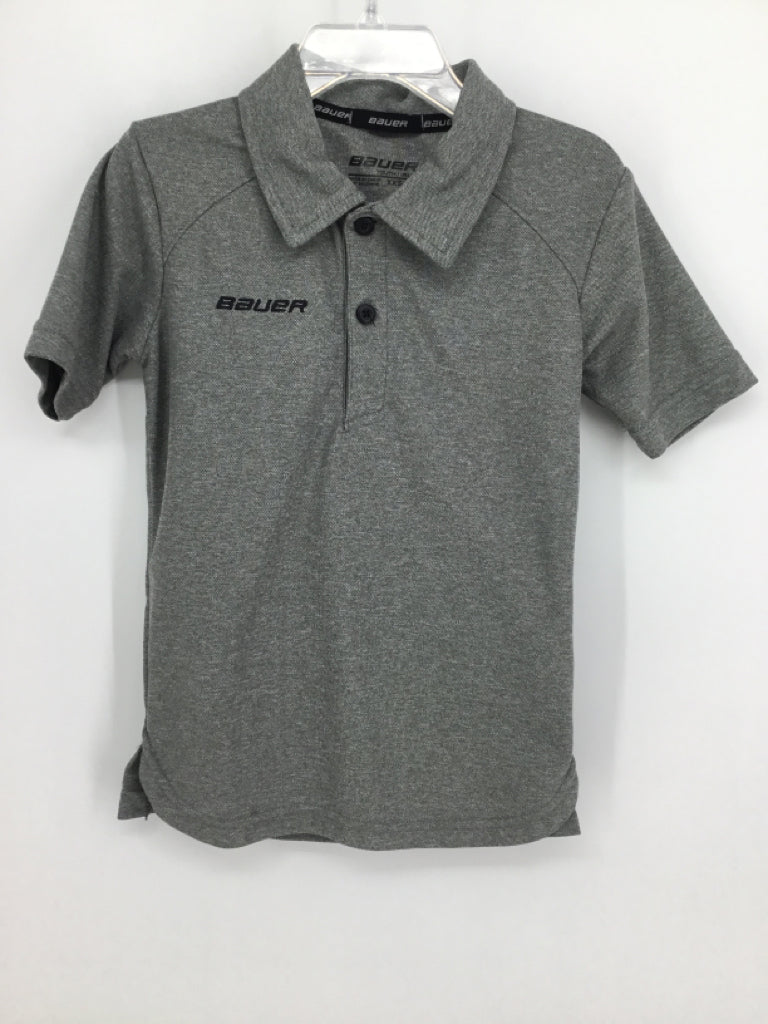 Bauer Team Child Size 4 Gray Solid Shirt - boys