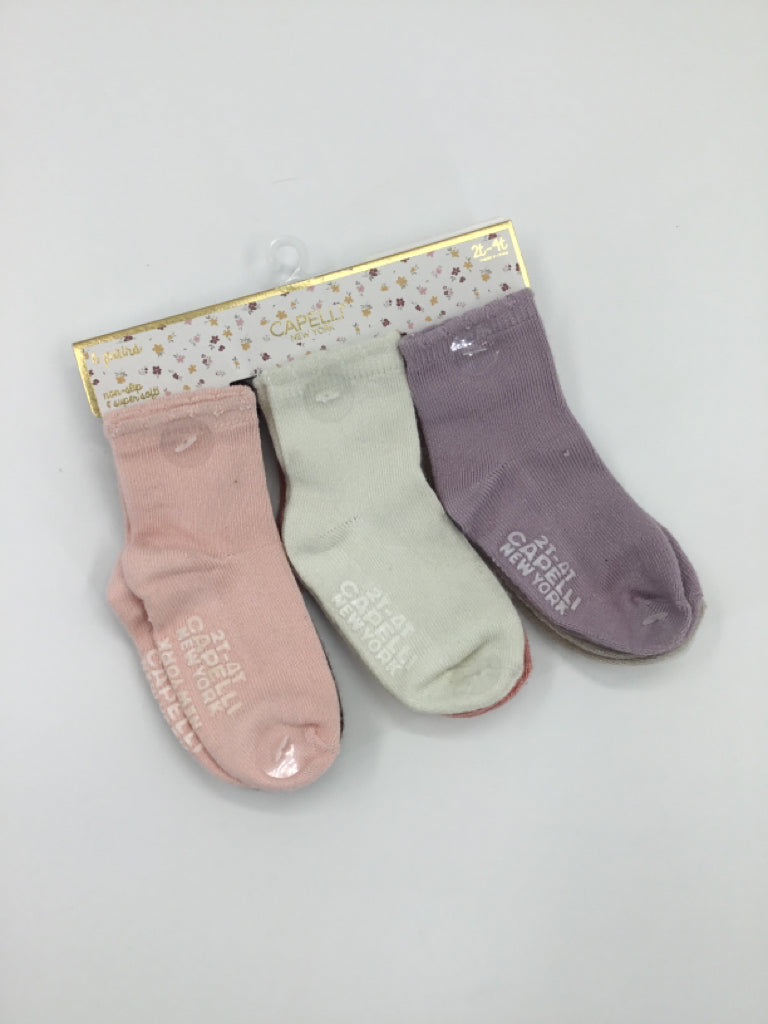 Capelli Child Size 2 Multi-Color Socks - girls