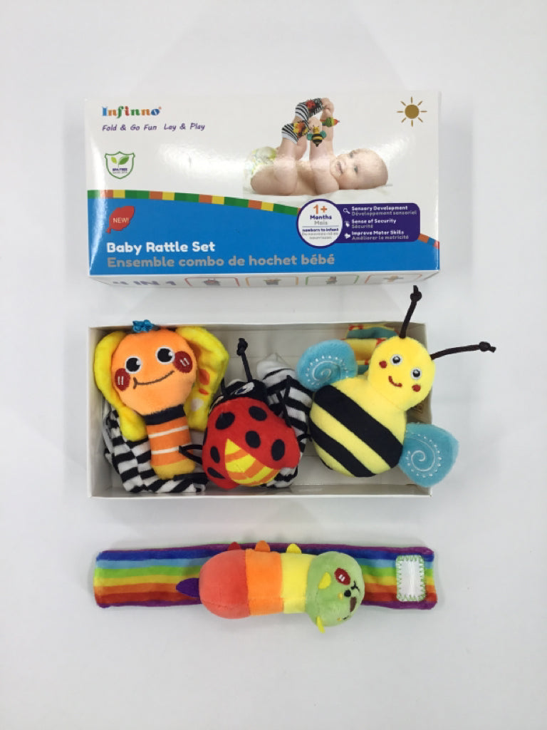 Infinno Baby Foot Rattle Set of 4