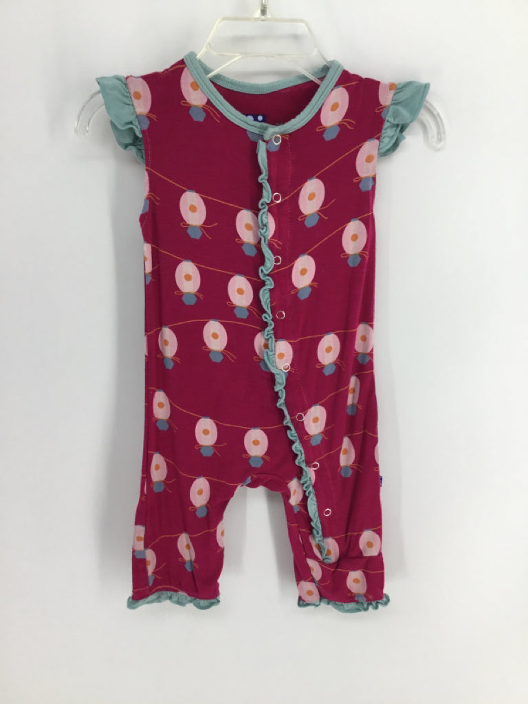 Kickee Pants Child Size 3-6 Months Pink Outfit - girls
