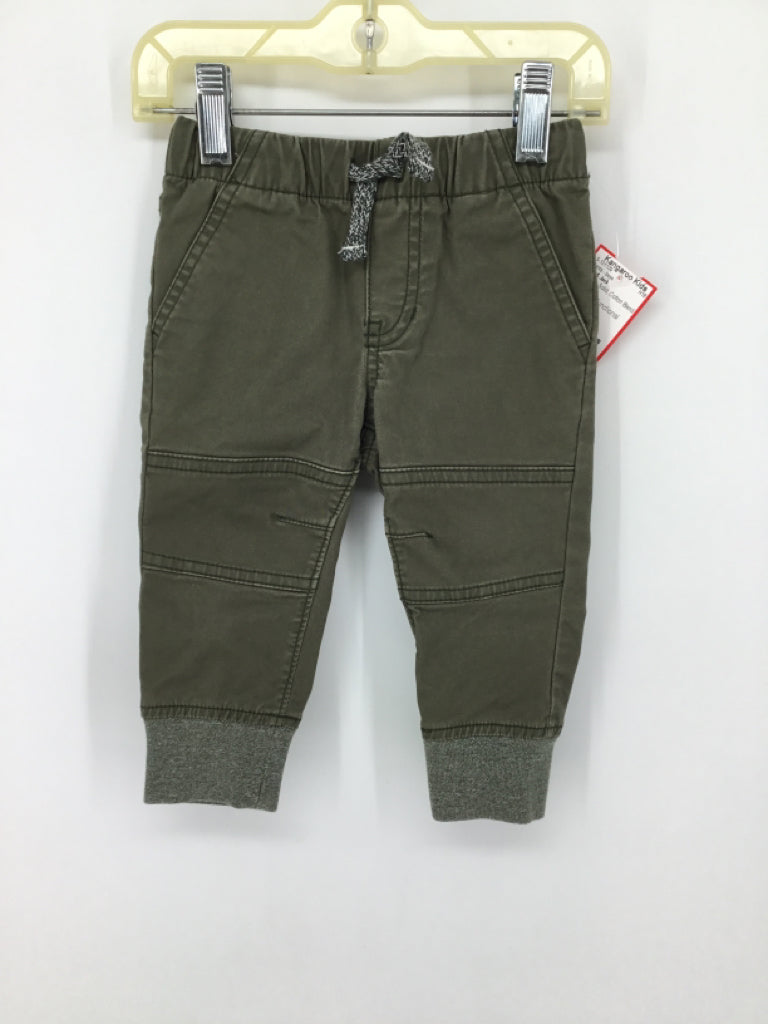 Cat & Jack Child Size 12 Months Green Solid Pants - boys