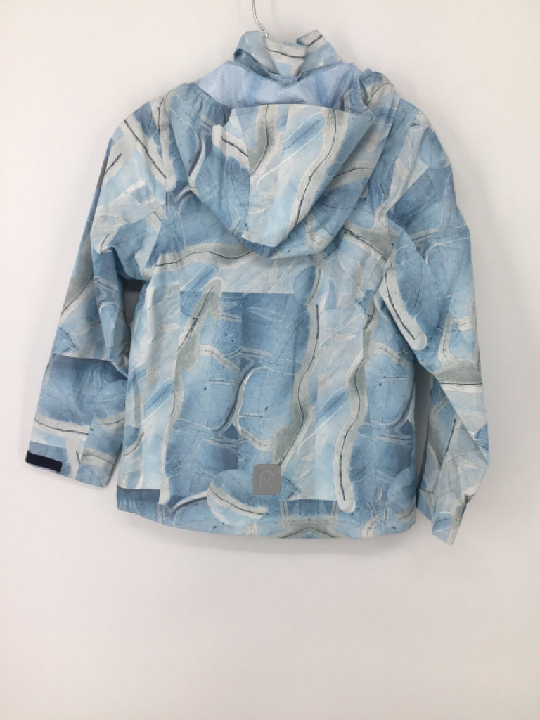 Reima Child Size 8 Blue Raincoat - girls