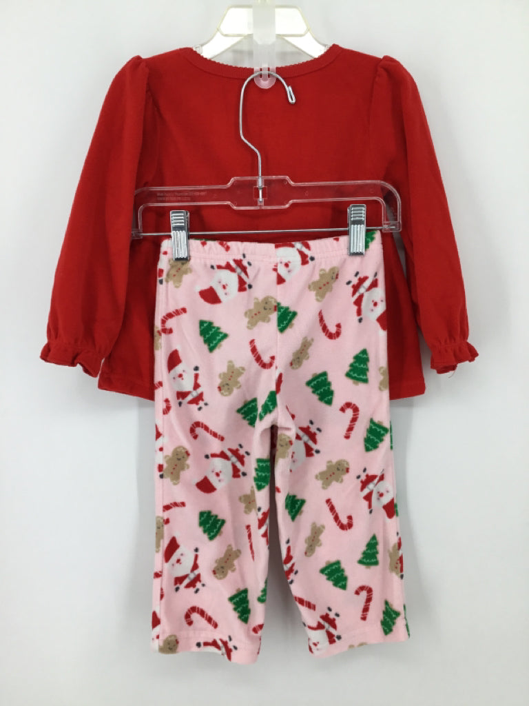 Just One You Made by Carters Child Size 2 Red Christmas Pajamas