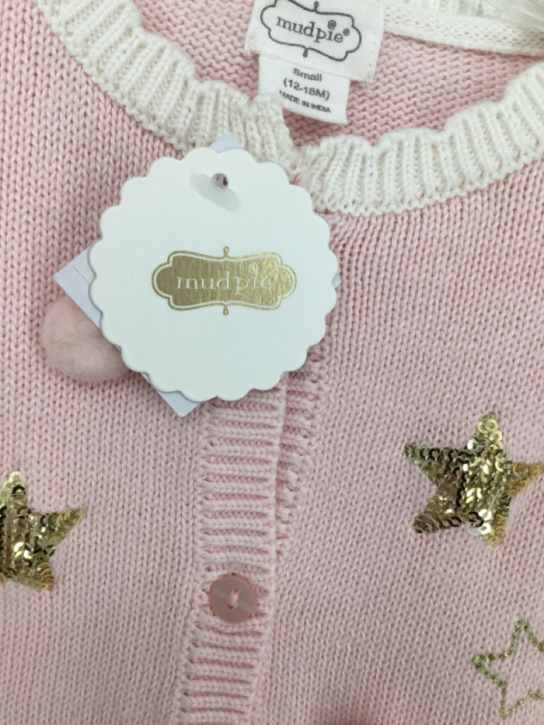 Mudpie Child Size 12-18 Months Pink Sweater - girls