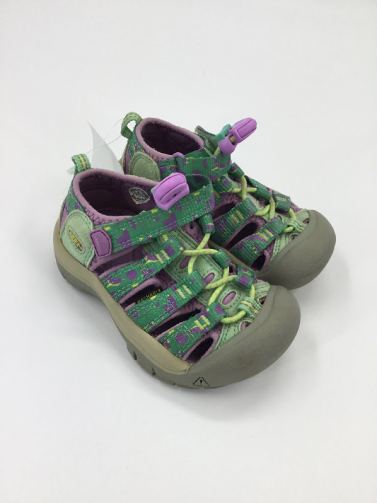 Keen Child Size 8 Toddler Green Sandals/Flip Flops