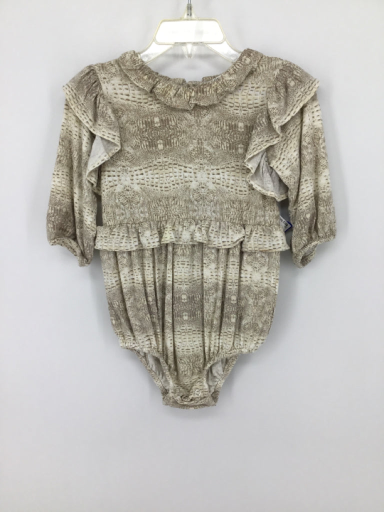 Kate Quinn Organics Child Size 6-12 Months Tan Outfit - girls