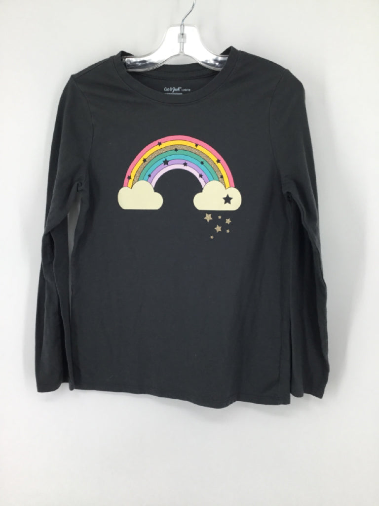 Cat & Jack Child Size 10 Gray T-shirt - girls