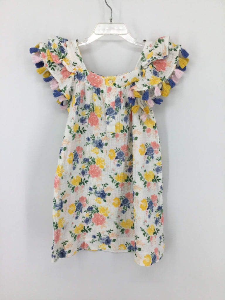 Mudpie Child Size 5 White Dress - girls