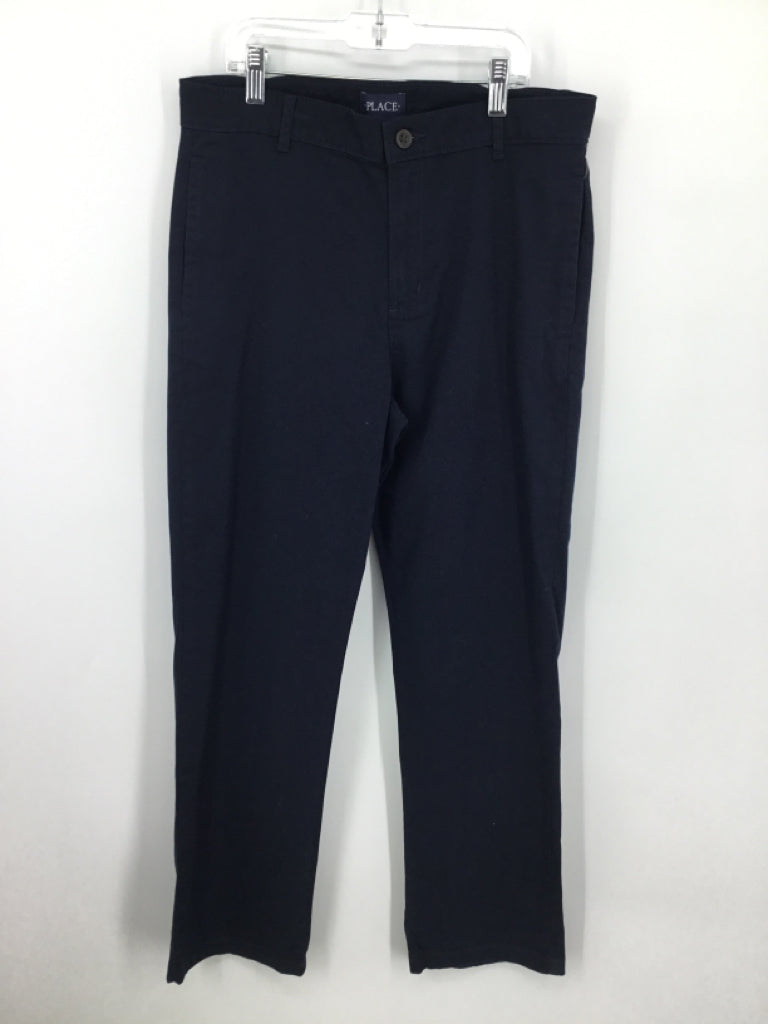 Childrens Place Child Size 12 Navy Solid Pants - boys