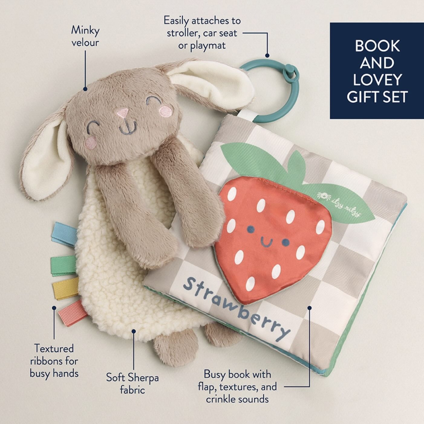Itzy Ritzy - Learn & Snuggle Gift Set (Bunny)