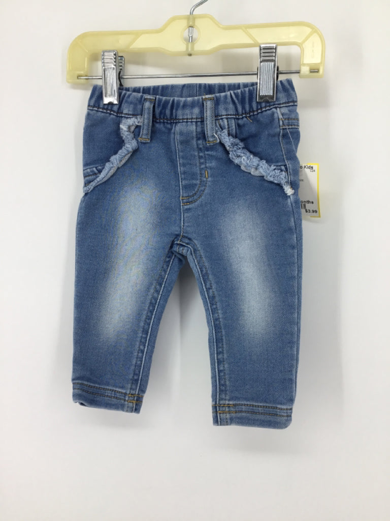 Cat & Jack Child Size 0-3 Months Blue Jeans - girls