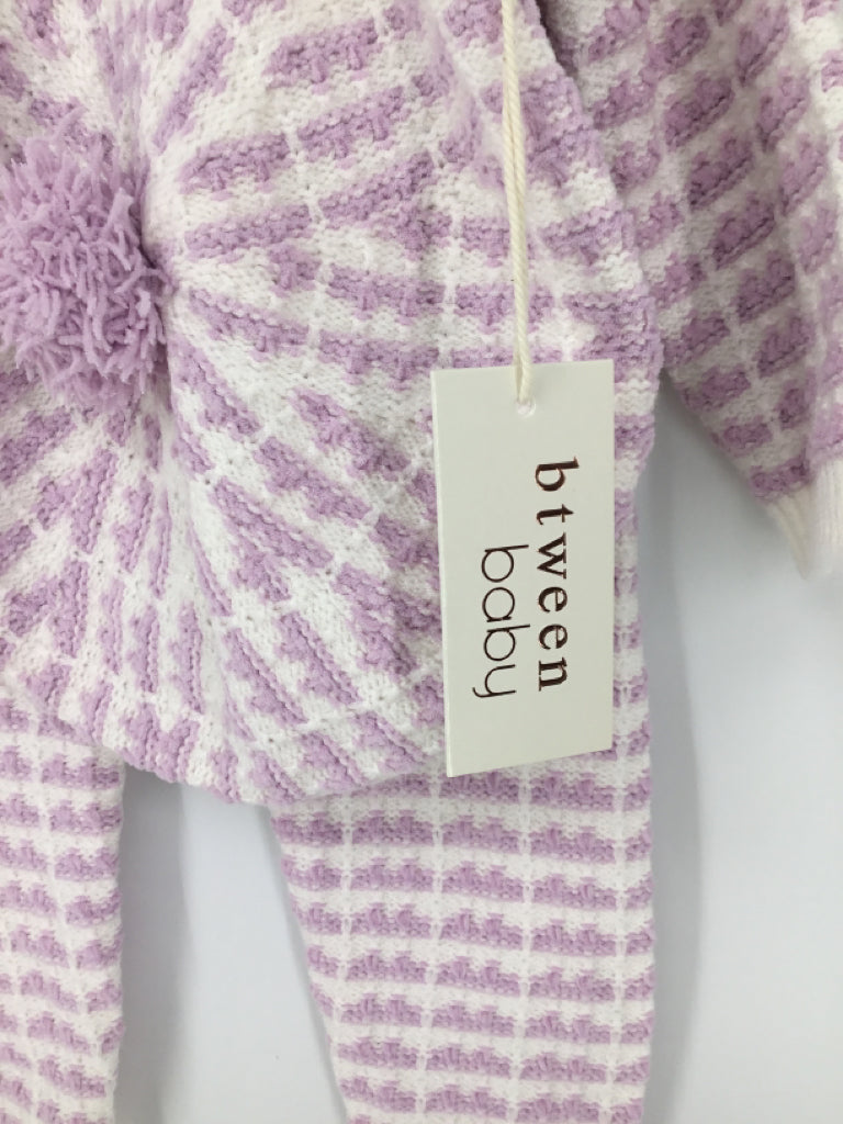 btween Child Size 3 Months Purple Outfit - girls