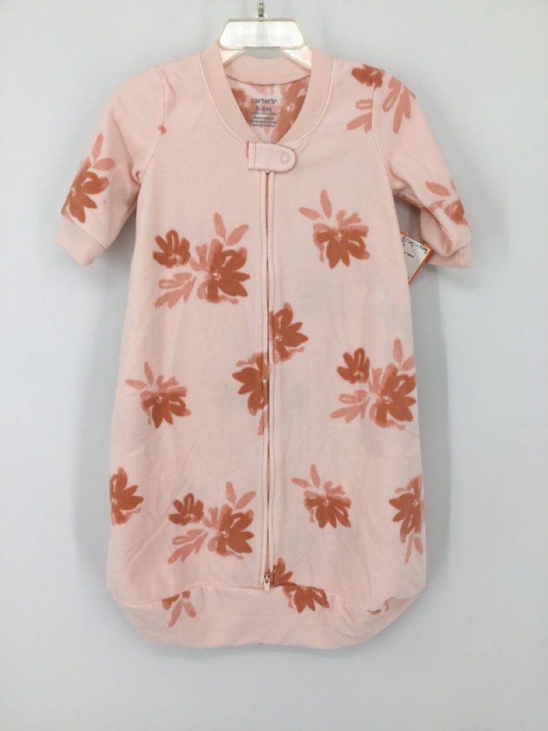 Carter's Child Size 3-6 Months Pink Sleepers