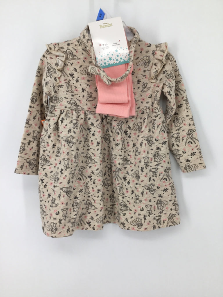 Disney Child Size 24 Months Tan Dress - girls