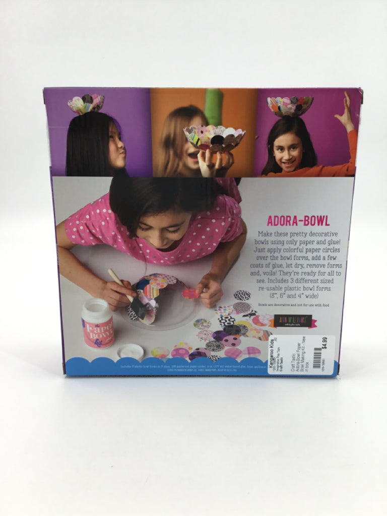 Craft Tastic Adora-Bowl Paper Bowl Making Kit