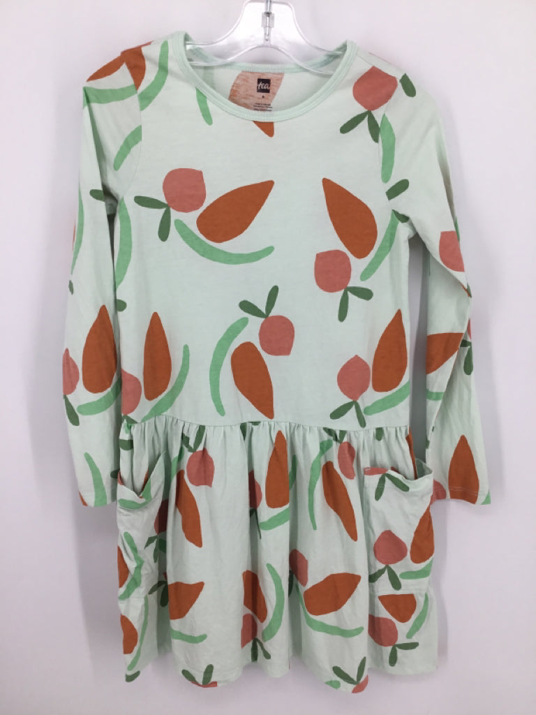 Tea Child Size 8 Green Dress - girls