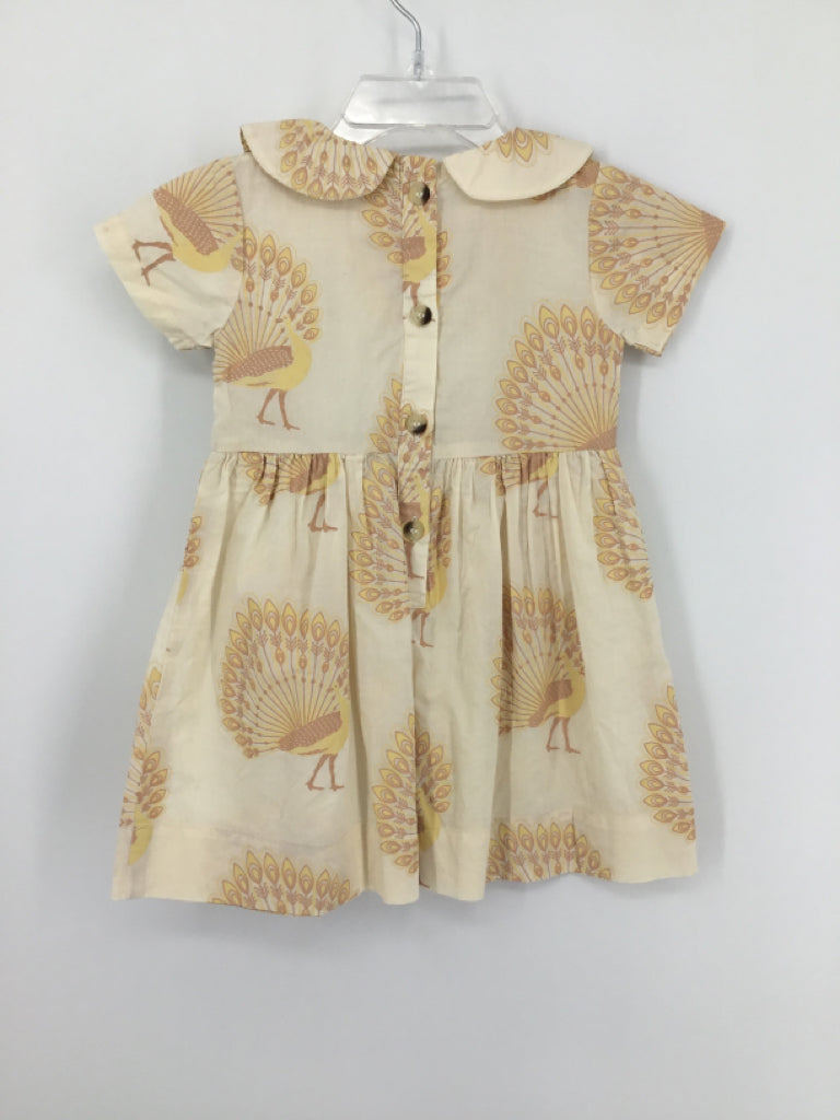 Kate Quinn Organics Child Size 12-18 Months Tan Dress - girls