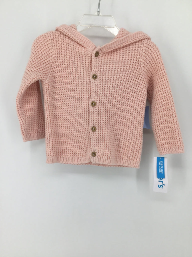 Carter's Child Size 12 Months Pink Sweater - girls