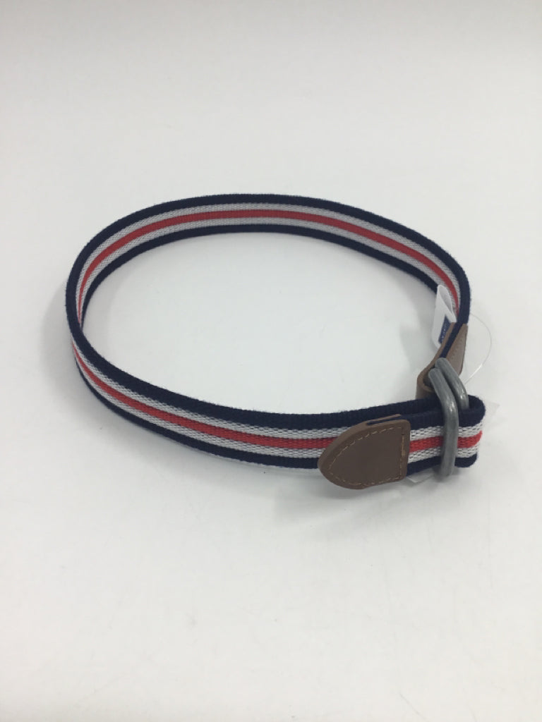 Janie and Jack Child Size 4 Navy Stripe Belt/Suspenders