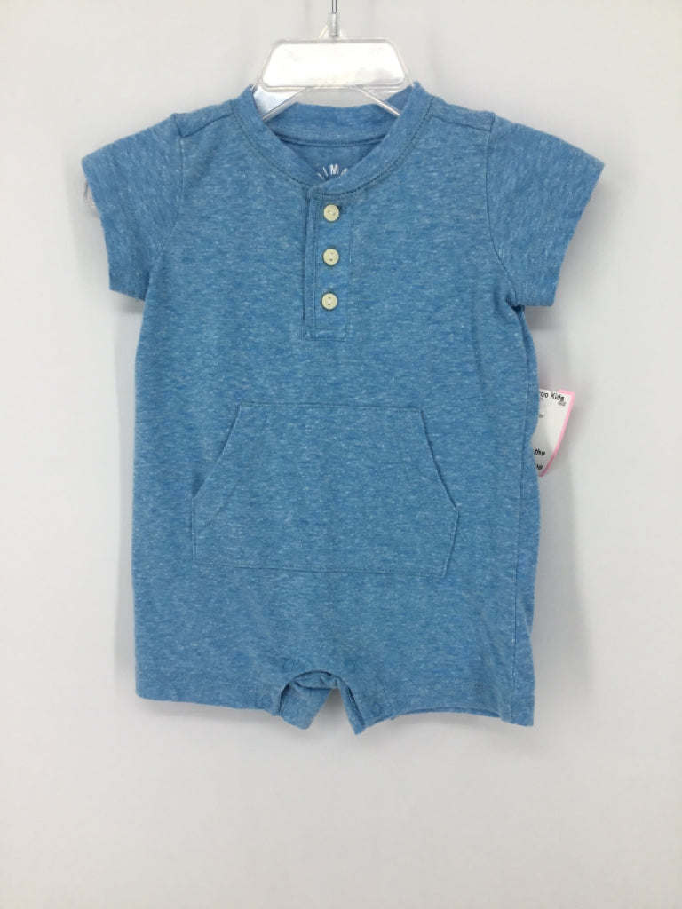 primary Child Size 3-6 Months Blue Solid Outfit - boys