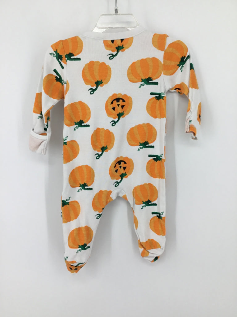 Old Navy Child Size 3-6 Months Orange Halloween Sleeper