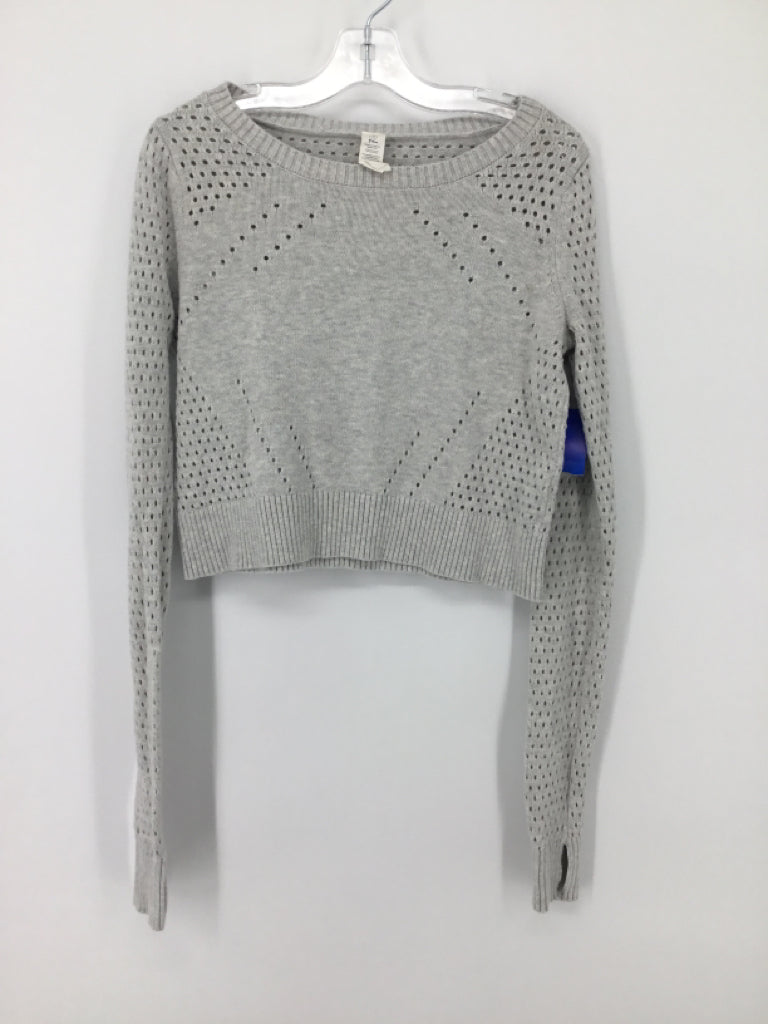 Ivivva Child Size 10 Gray Sweater - girls