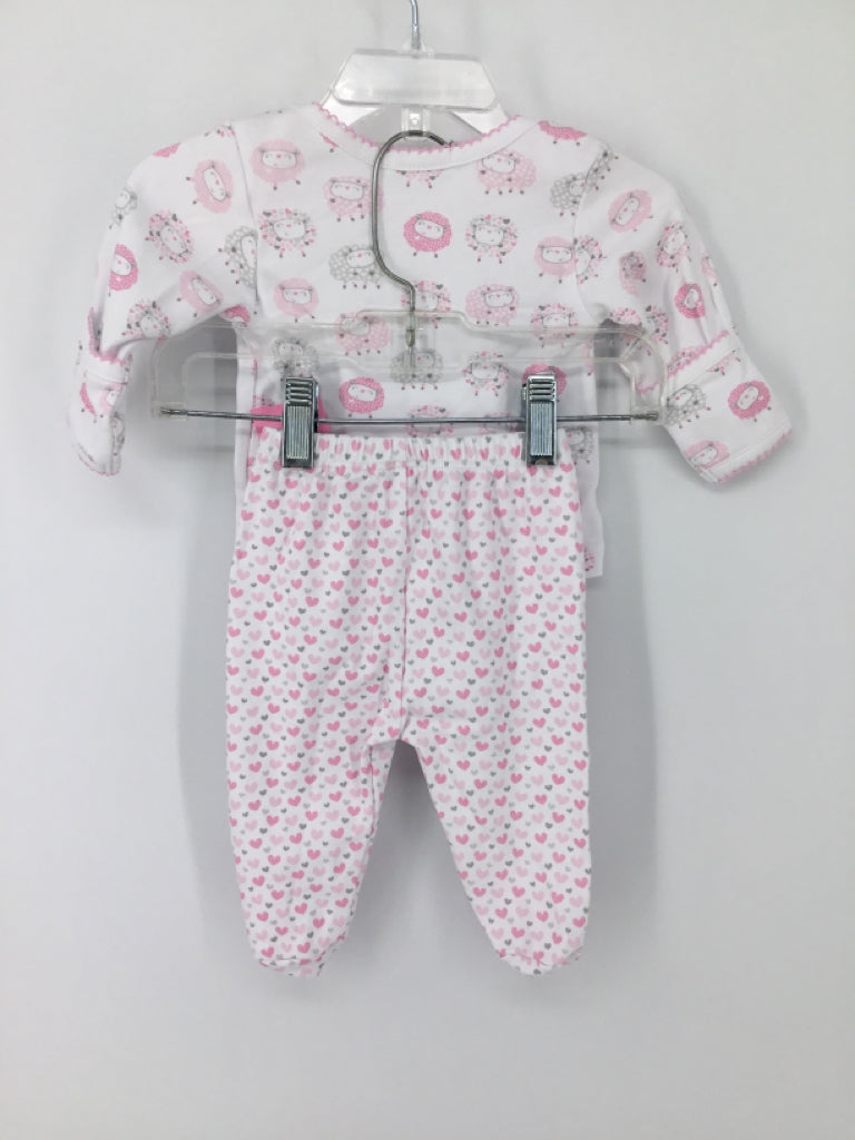Kissy Kissy Child Size 0-3 Months Pink Outfit - girls
