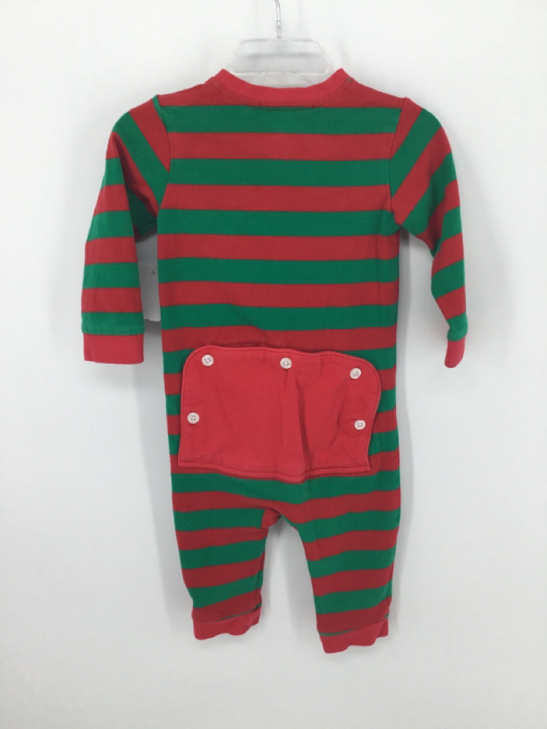 Cecil and Lou Child Size 12 Months Red Christmas Pajamas