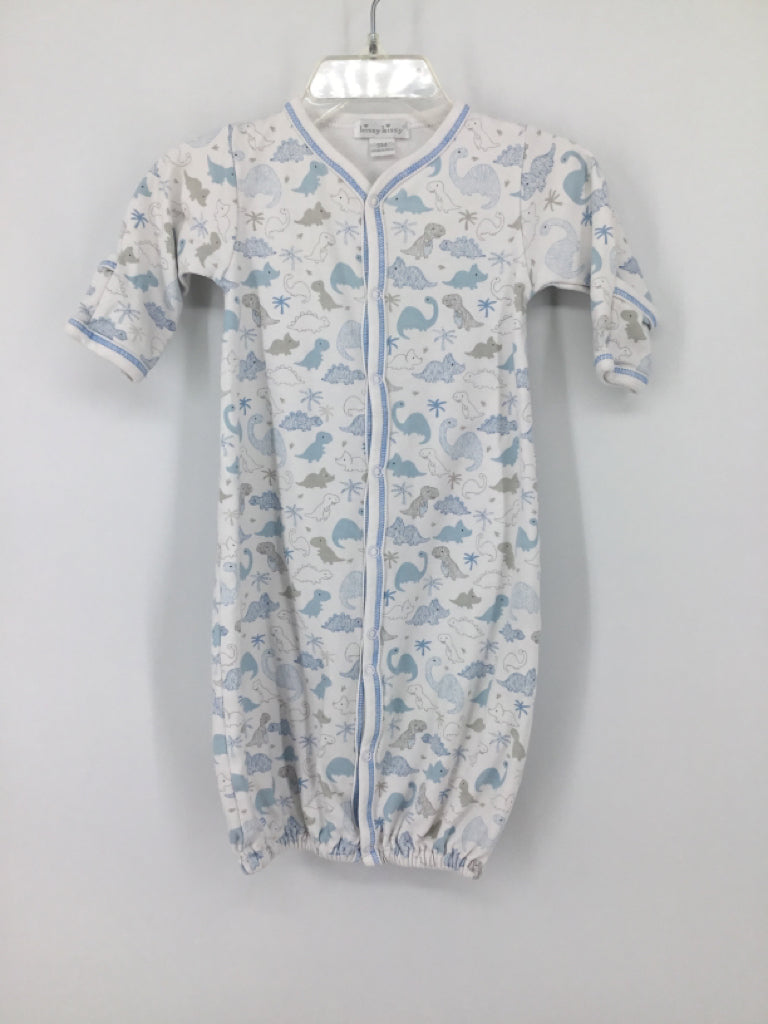 Kissy Kissy Child Size 0-3 Months Blue Sleepers