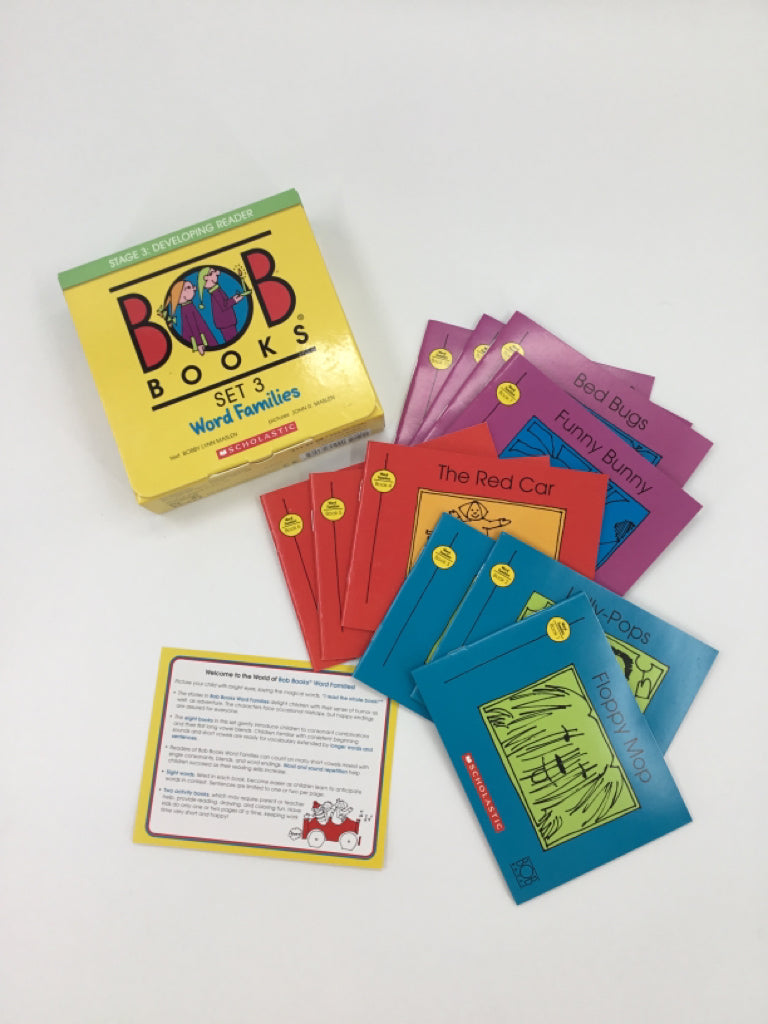 Scholastic Bob Books Set 3 Word Families Book Set