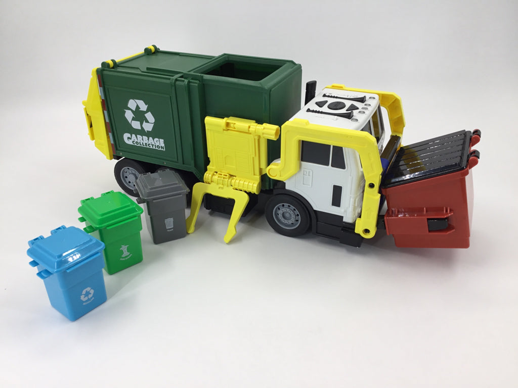Joyin Large Friction Powered Garbage Truck Toy Set