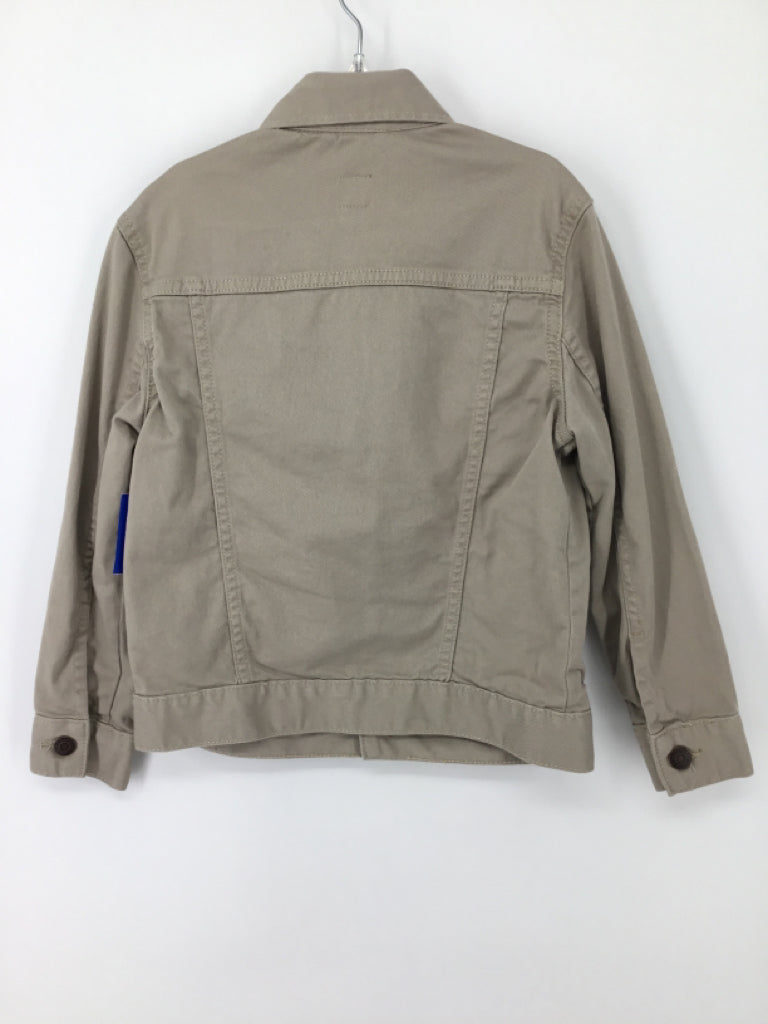 Gap Denim Child Size 6 Tan Solid Jacket - boys