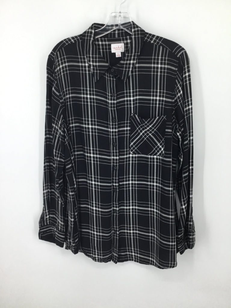 isabel Maternity Size L Poly Blend Top
